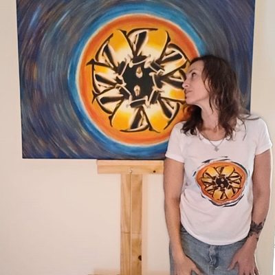 Remera “Rueda del sol”